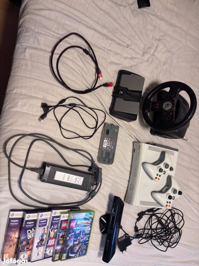 Xbox 360 Full Szett 240GB Ssdvel sok játékkal