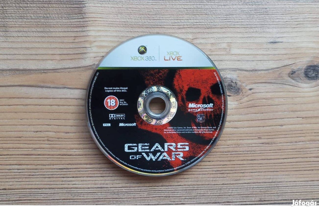 Xbox 360 Gears of War játék Xbox ONE is