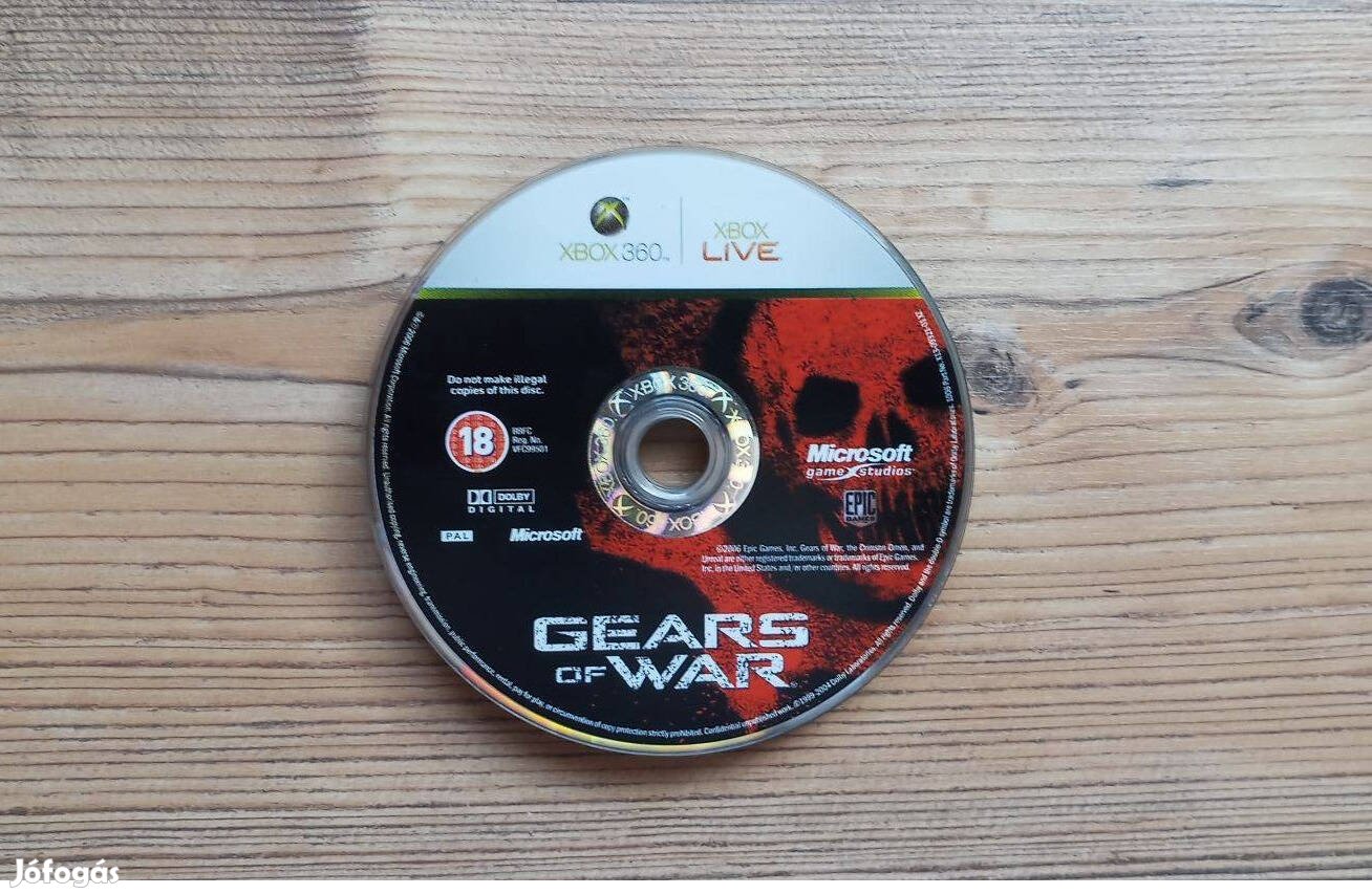 Xbox 360 Gears of War játék Xbox One is