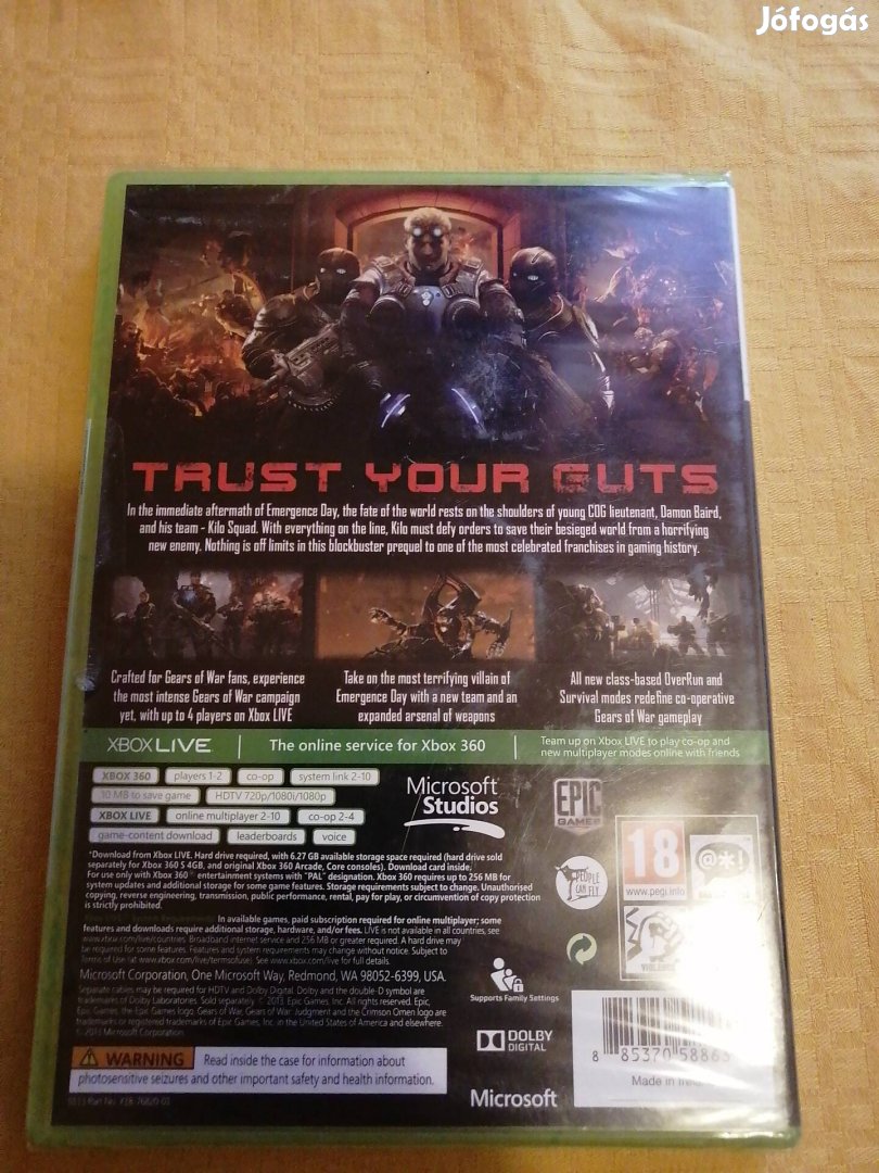 Xbox 360 Gears of war judgement