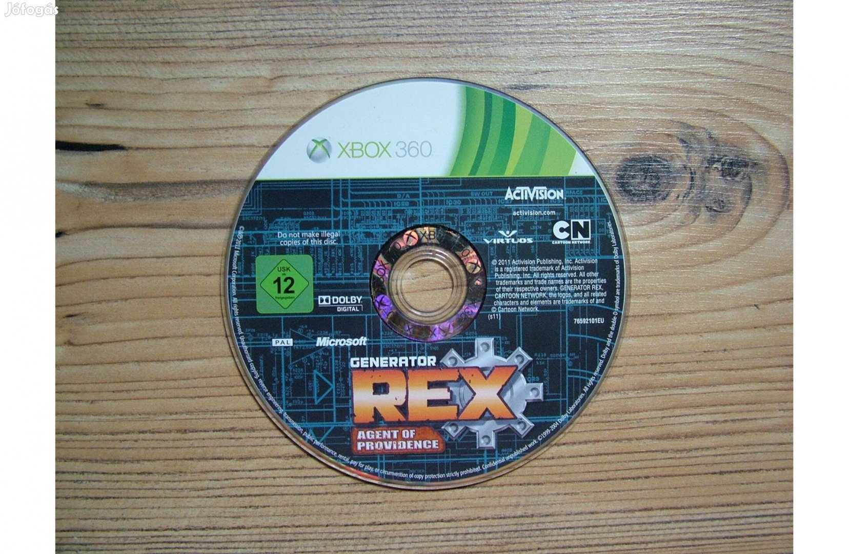 Xbox 360 Generator Rex játék Ritka