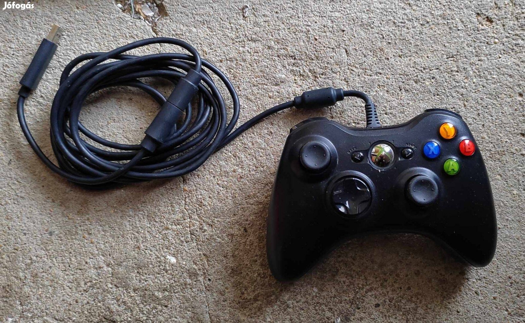 Xbox 360 Gyári MS Vezetékes Kontroller - felújítva - Akár PC-hez is