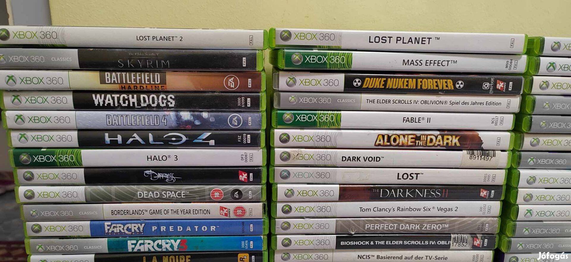 Xbox 360 Gyári lemezek 5db-ot fizetsz 6db-ot vihetsz!