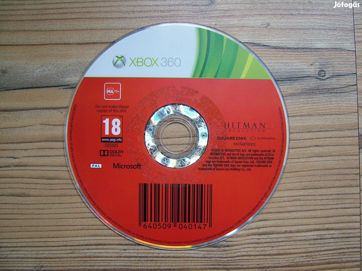 Xbox 360 Hitman Absolution játék Xbox ONE is