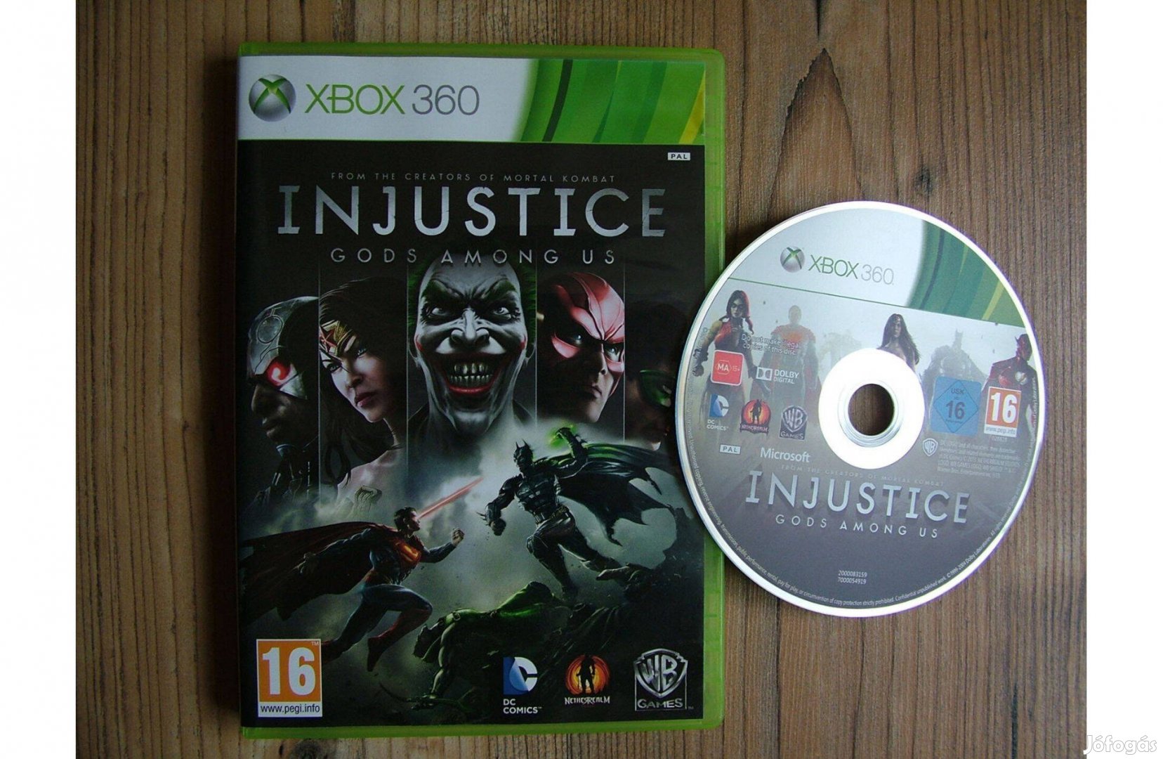 Xbox 360 Injustice Gods Among us játék Xbox One is