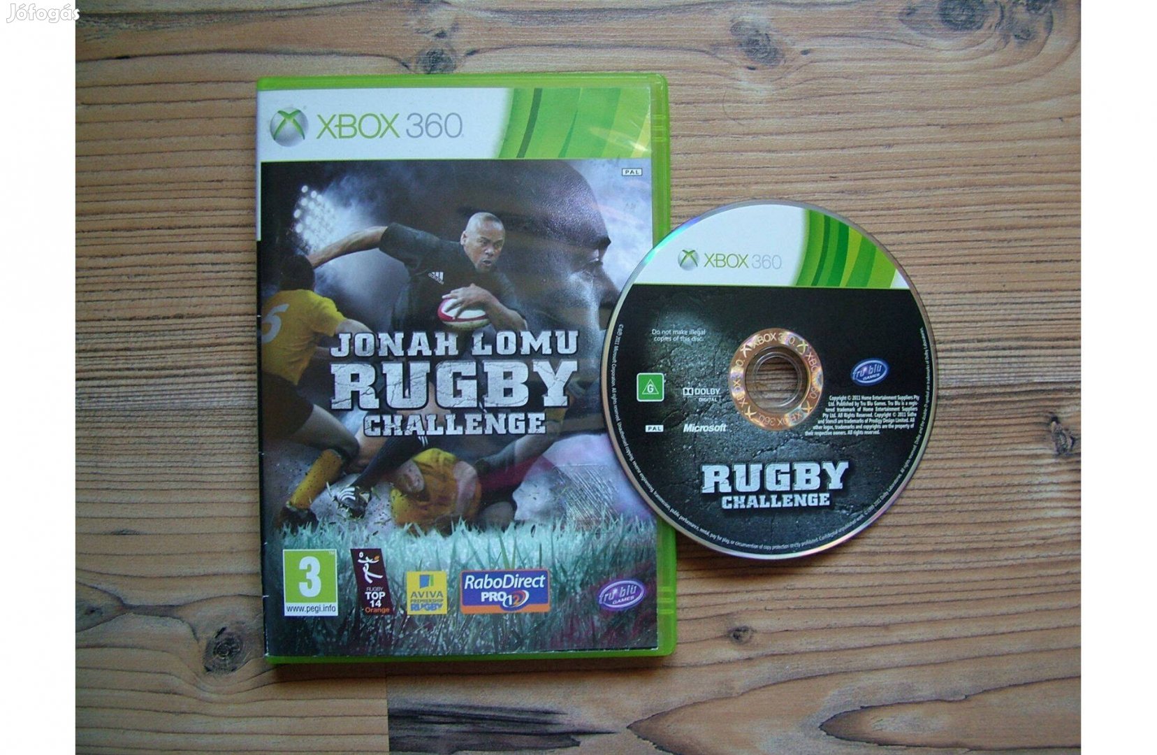Xbox 360 Jonah Lomu Rugby Challenge játék