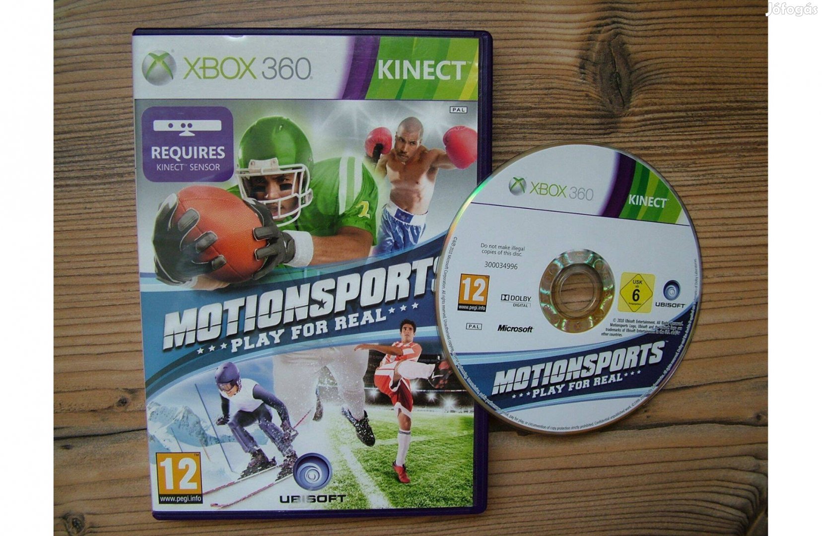 Xbox 360 Kinect Motionsports Play for Real játék