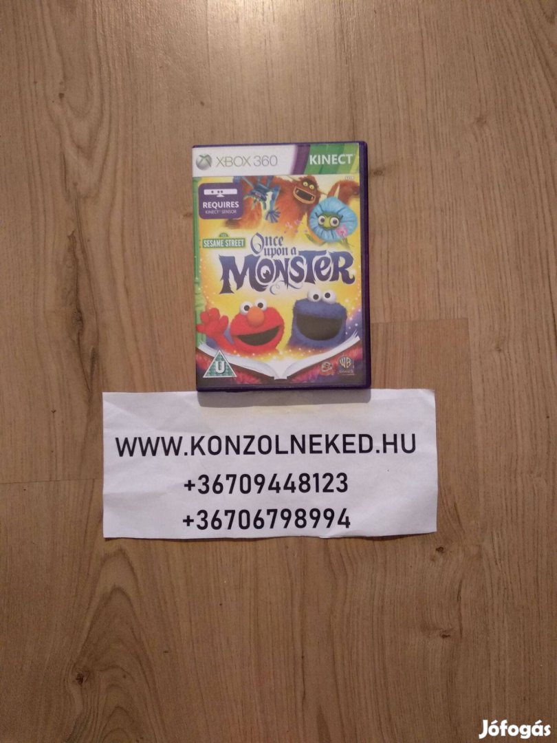 Xbox 360 Kinect Sesame Street Once Upon a Monster