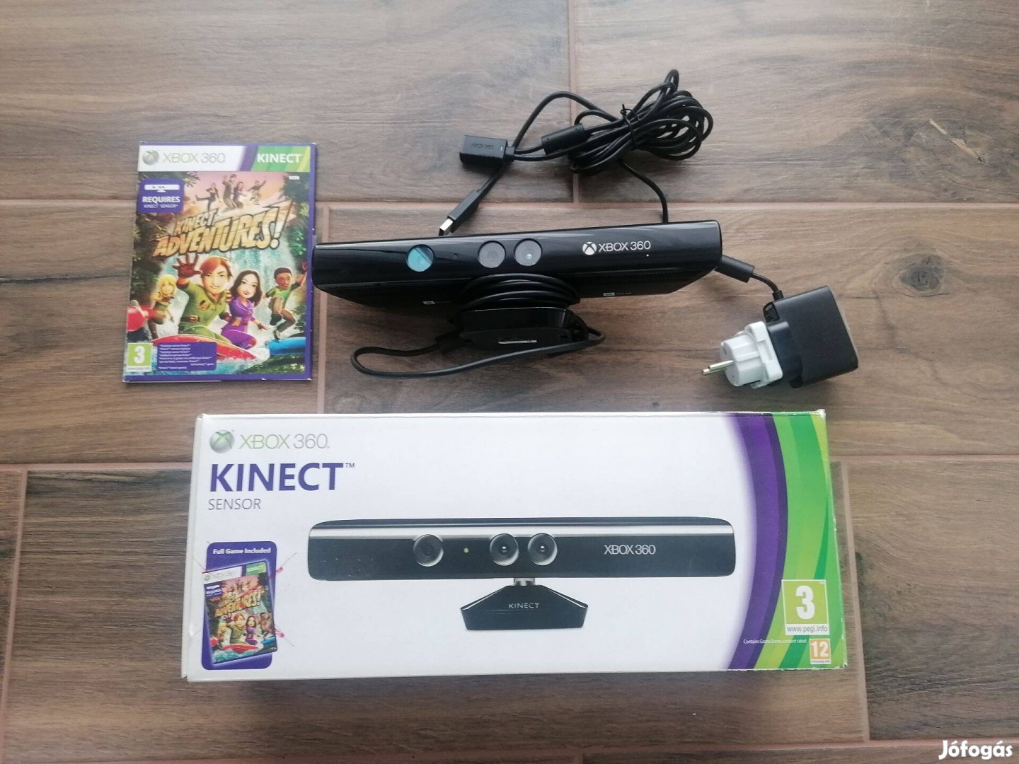 Xbox 360 Kinect adapterrel és Adventures játékkal dobozában eladó!