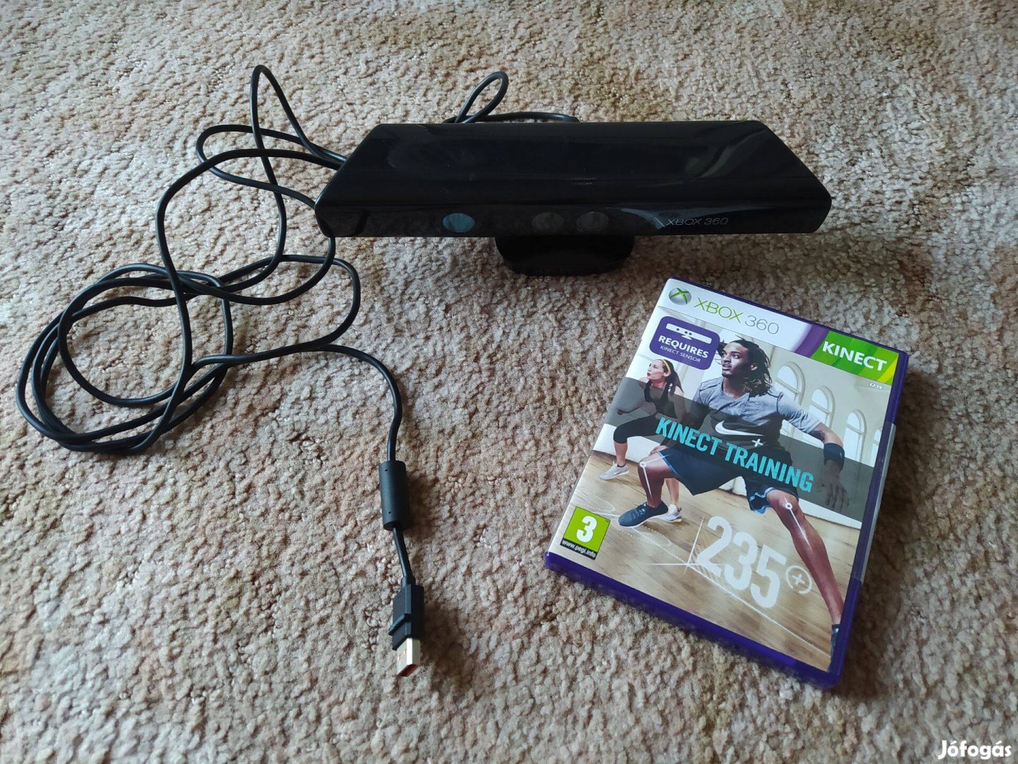 Xbox 360 Kinect kamera 1 játékkal