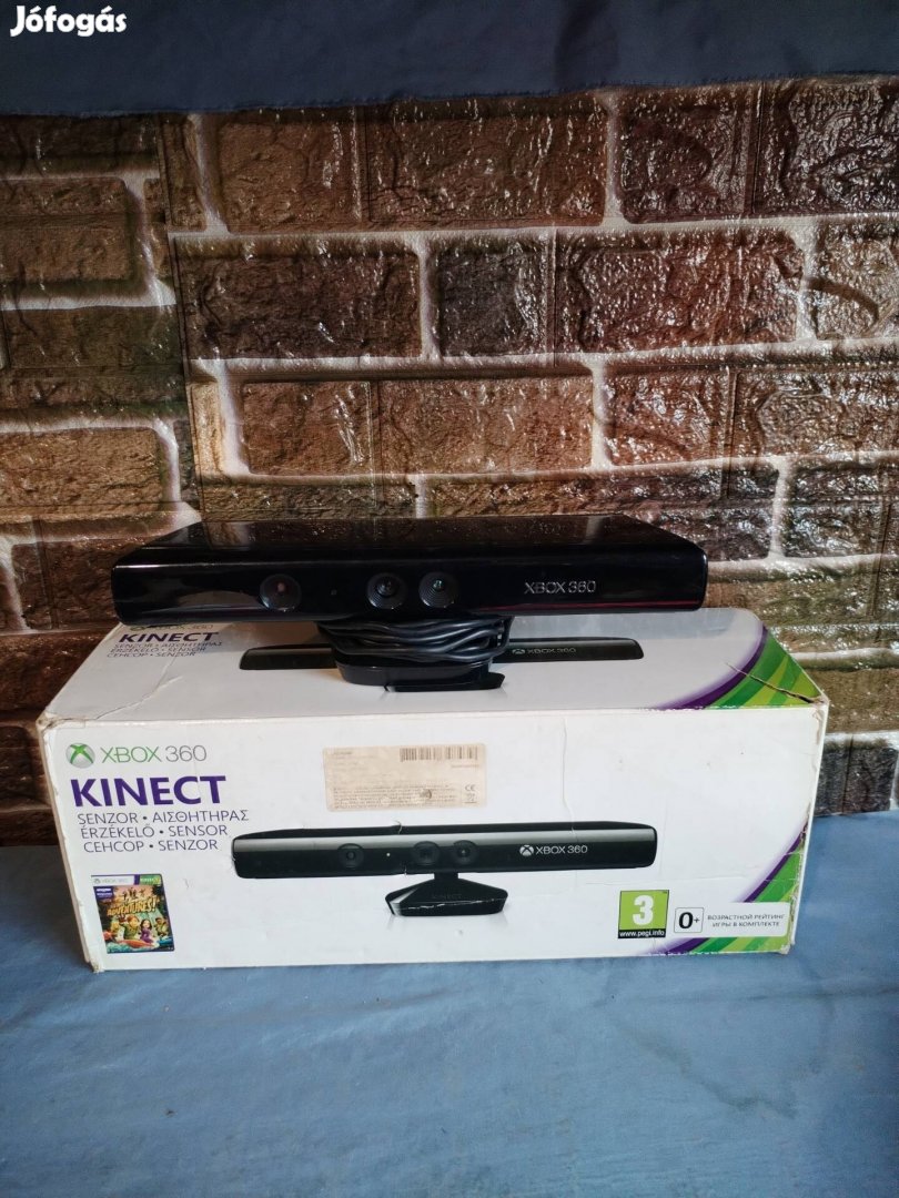 Xbox 360 Kinect kamera ajándék játékkal 