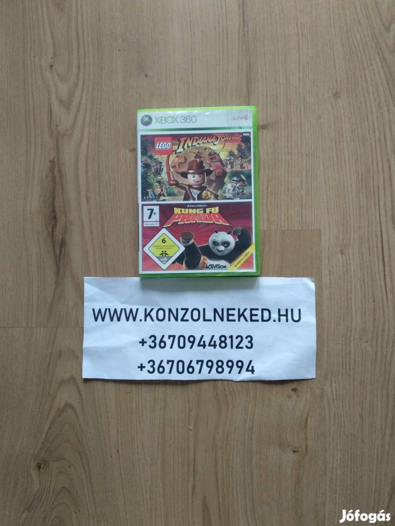 Xbox 360 LEGO Indiana Jones + Kung Fu Panda (double pack)