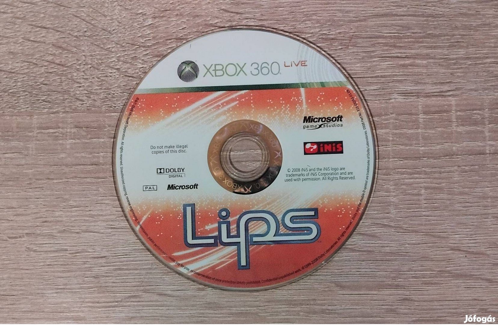 Xbox 360 Lips játék karaoke