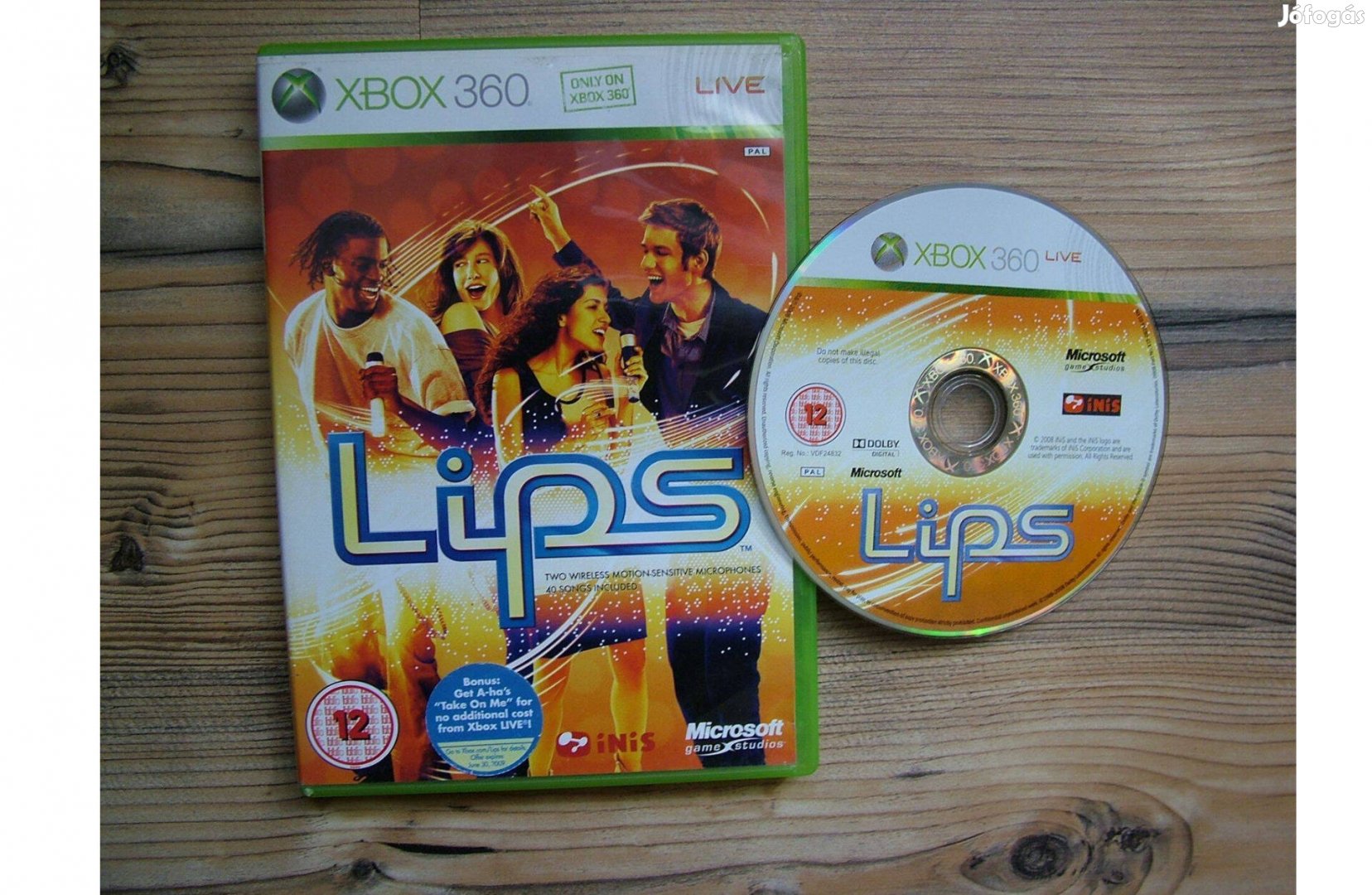 Xbox 360 Lips játék karaoke