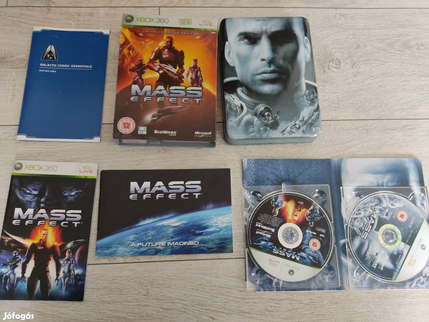 Xbox 360 Mass Effect 1-2-3 Collectors Edition Ritka!