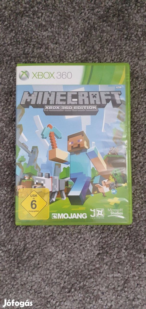 Xbox 360 Minecraft eredeti gyári játék újszerű, karcmentes