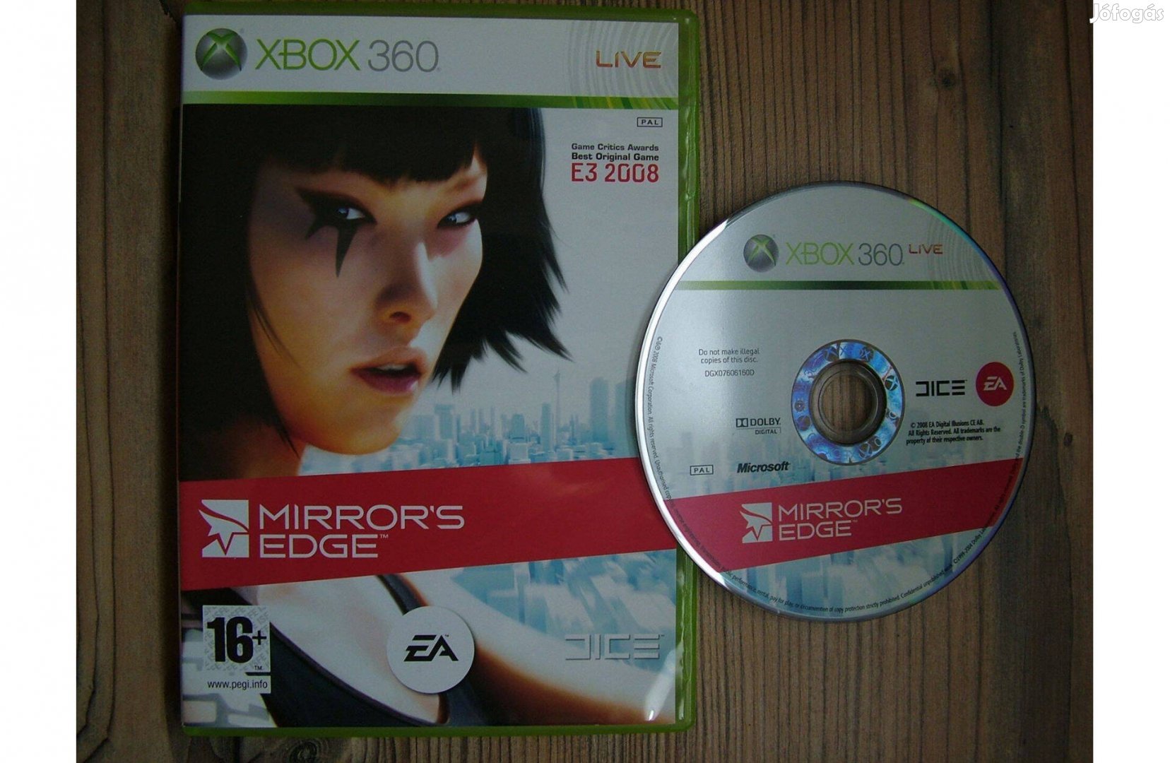 Xbox 360 Mirror's Edge játék Xbox One is