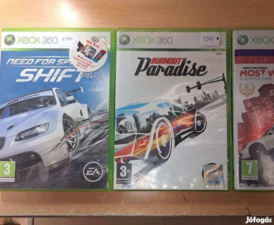 Xbox 360 Need for Speed Shift, Burnout Pradise Játék !