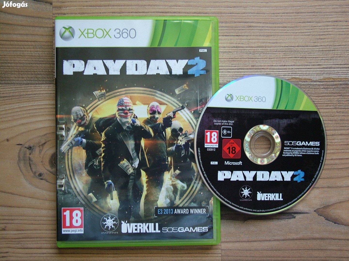 Xbox 360 Payday 2 játék