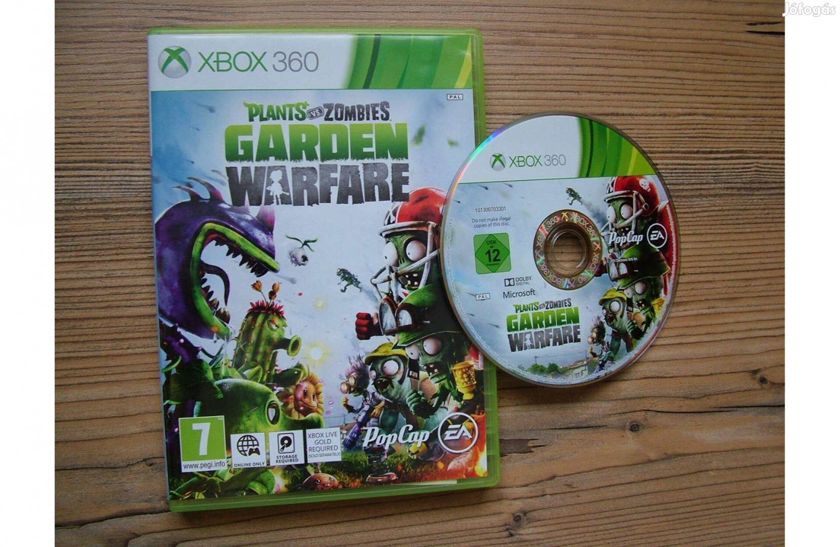 Xbox 360 Plants vs Zombies Garden Warfare játék