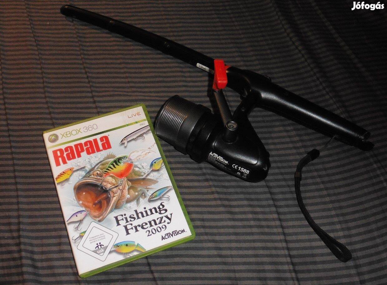 Xbox 360 Rapala Vezeték nélküli horgászbot, Játékkal