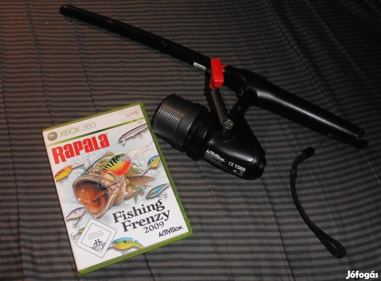 Xbox 360 Rapala Vezeték nélküli horgászbot, Játékkal