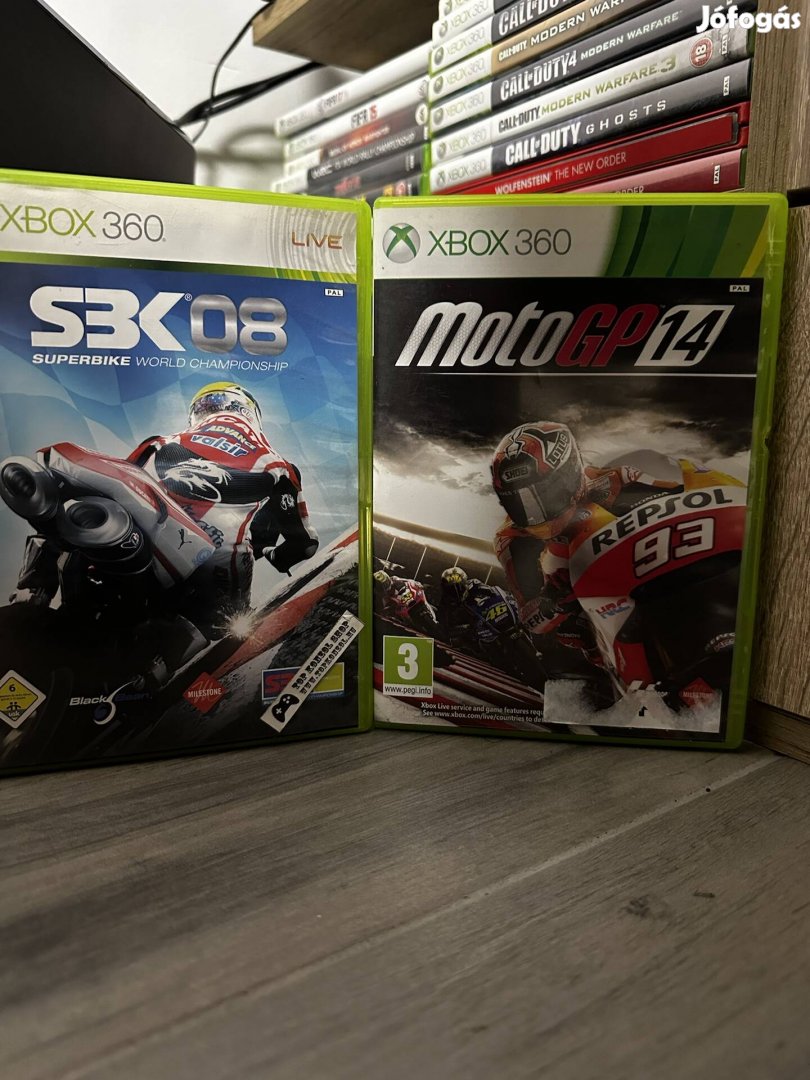 Xbox 360 SBK08 és Motogp14