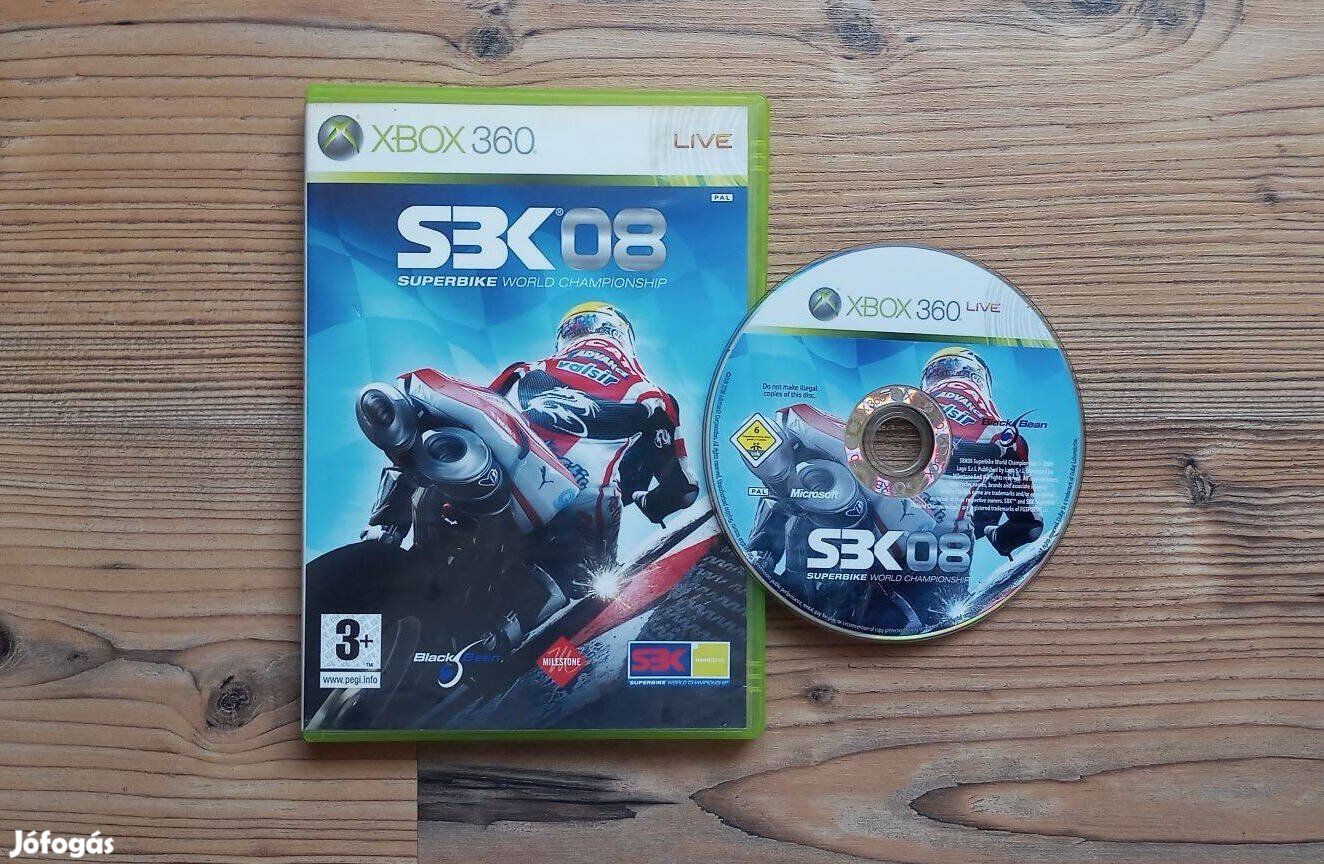 Xbox 360 SBK 08 Superbike World Championship játék