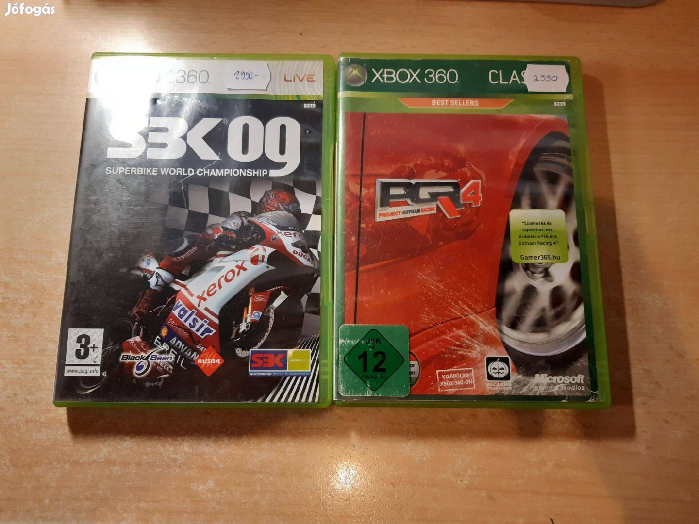 Xbox 360 SBK 09, Project Gotham Racing4 PGR4 Játékok !
