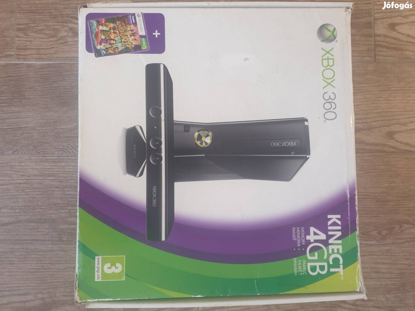 Xbox 360 S, Kinect 4GB konzol videojáték 