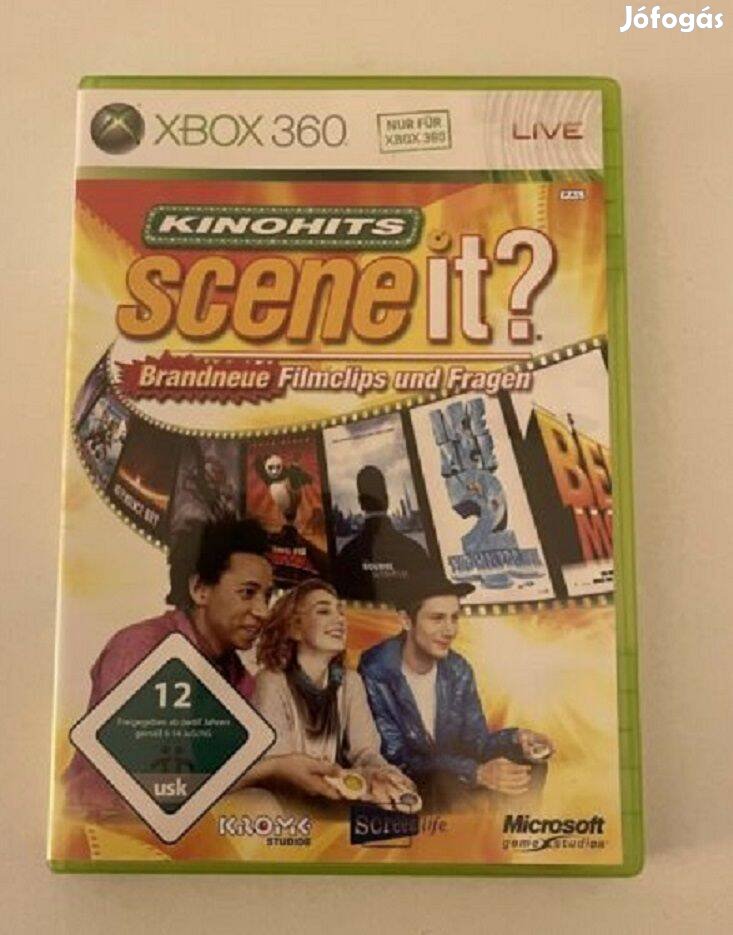 Xbox 360 Scene It +Big Button Controller a Playbox Co-tól
