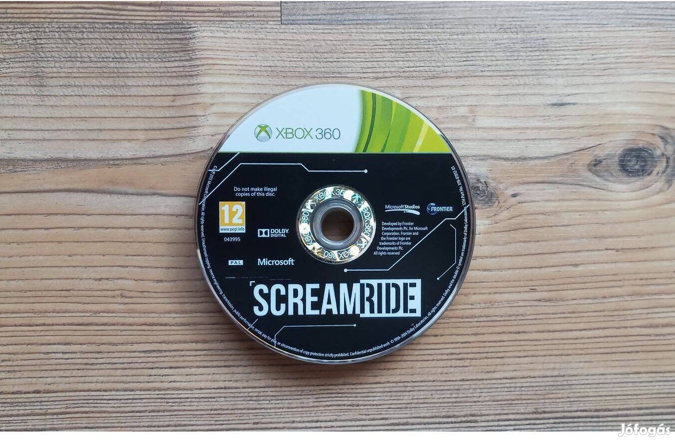 Xbox 360 Screamride játék Xbox One is