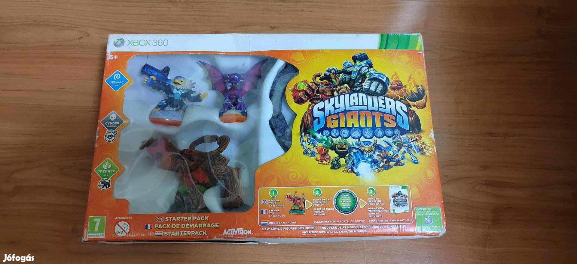 Xbox 360 Skylanders Giants szett dobozában kompletten