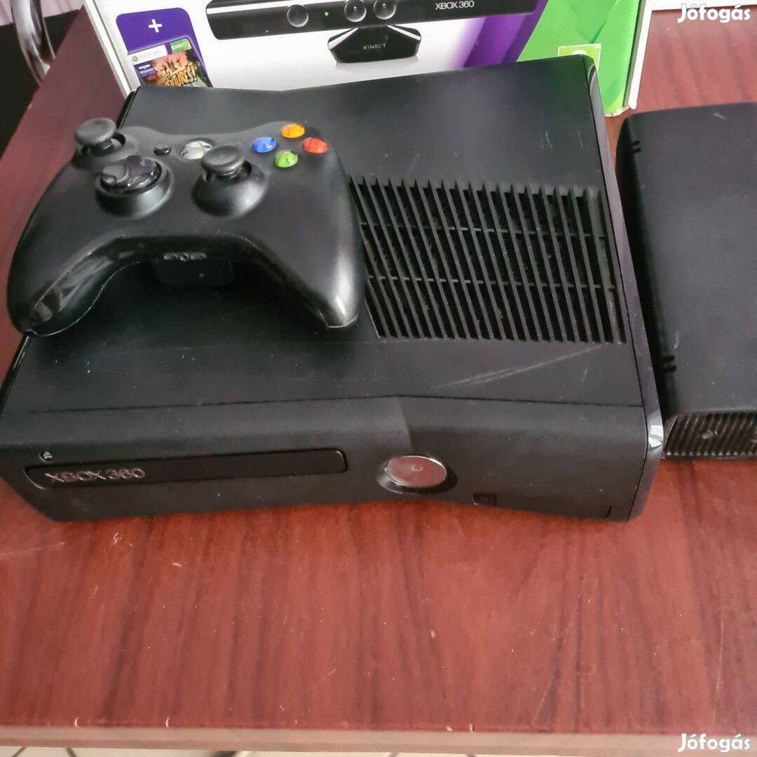 Xbox 360 Slim Rgh 500 GB HDD 1kontrollerrel tápeegységgel eladó