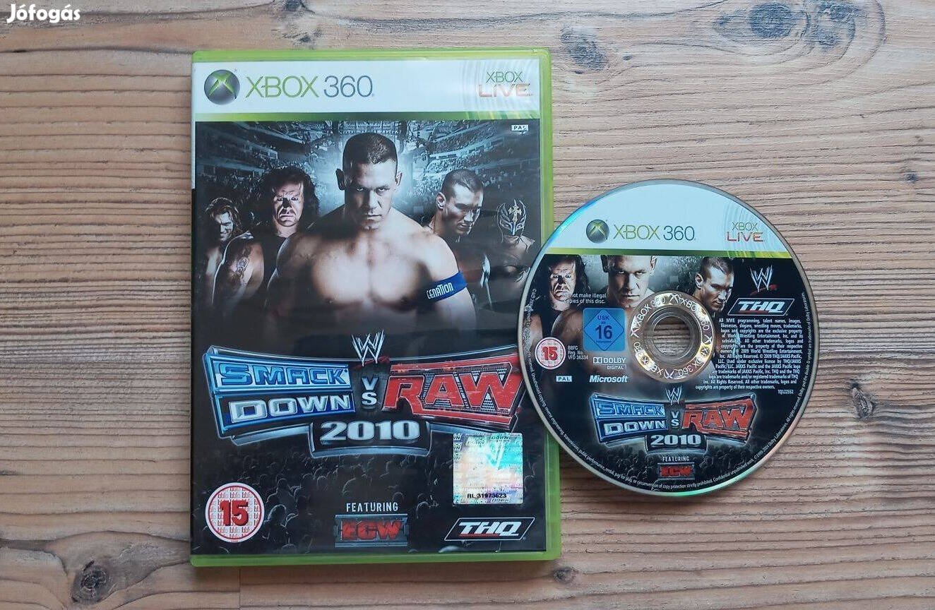 Xbox 360 Smack Down vs Raw 2010 játék