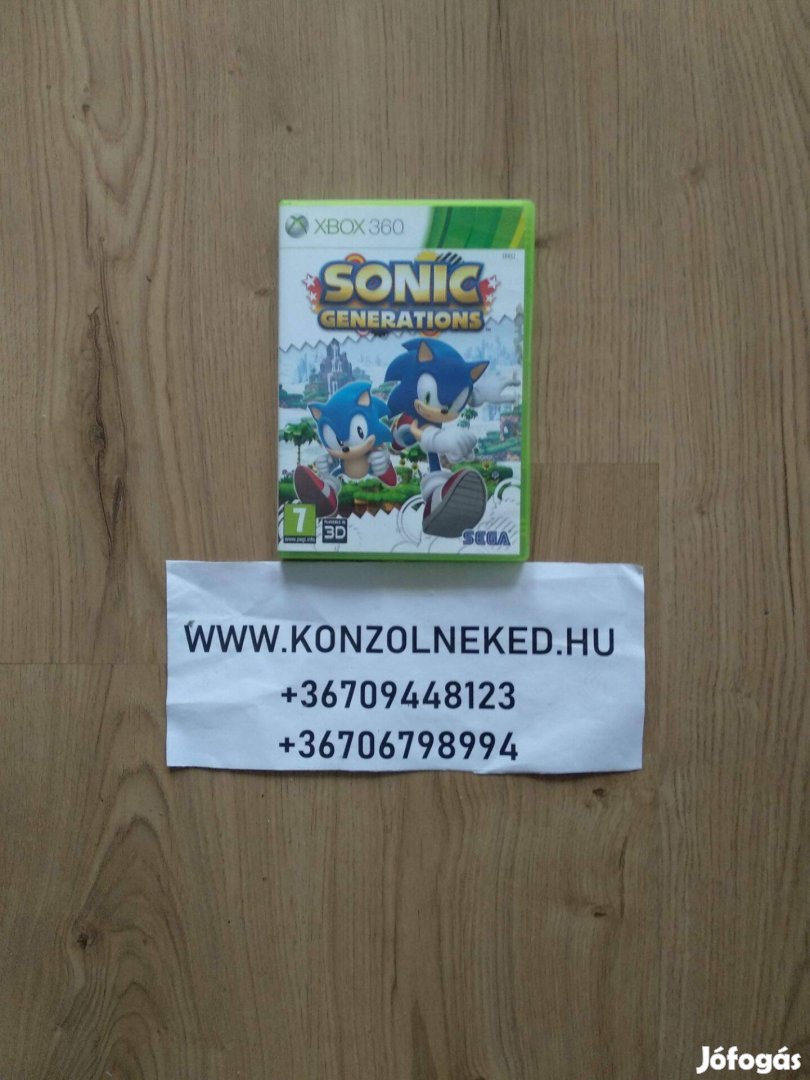 Xbox 360 Sonic Generations Xbox One Kompatibilis