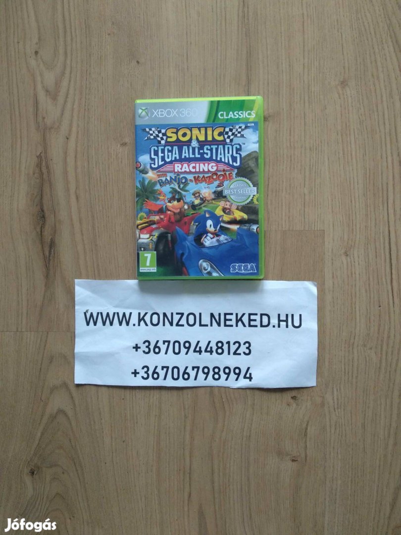 Xbox 360 Sonic & Sega All-Stars Racing With Banjo-Kazooie