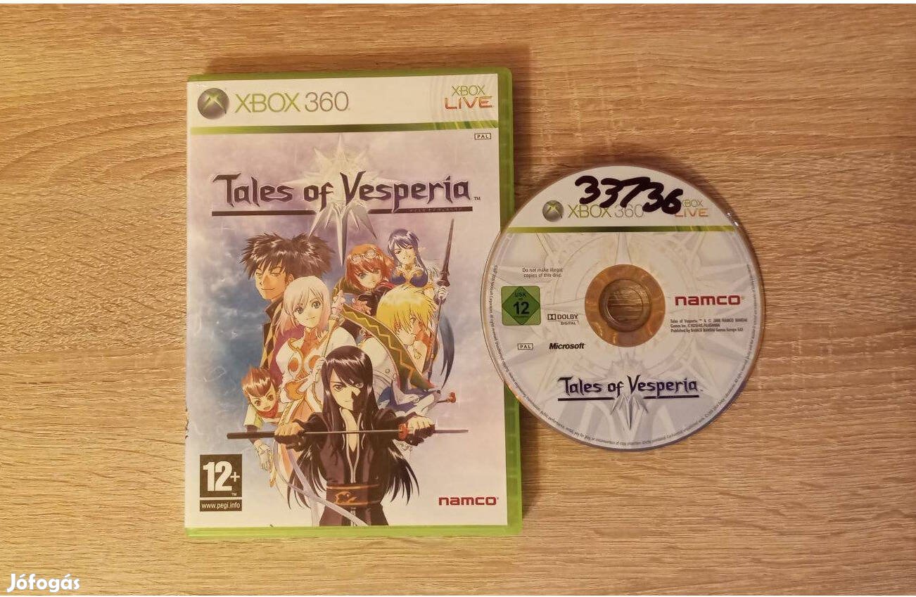 Xbox 360 Tales of Vesperia játék