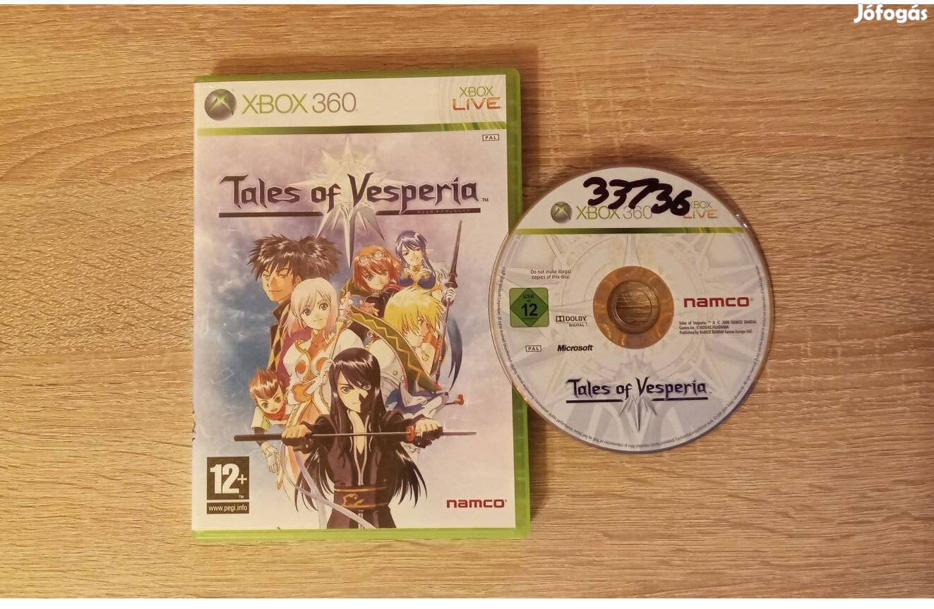 Xbox 360 Tales of Vesperia játék