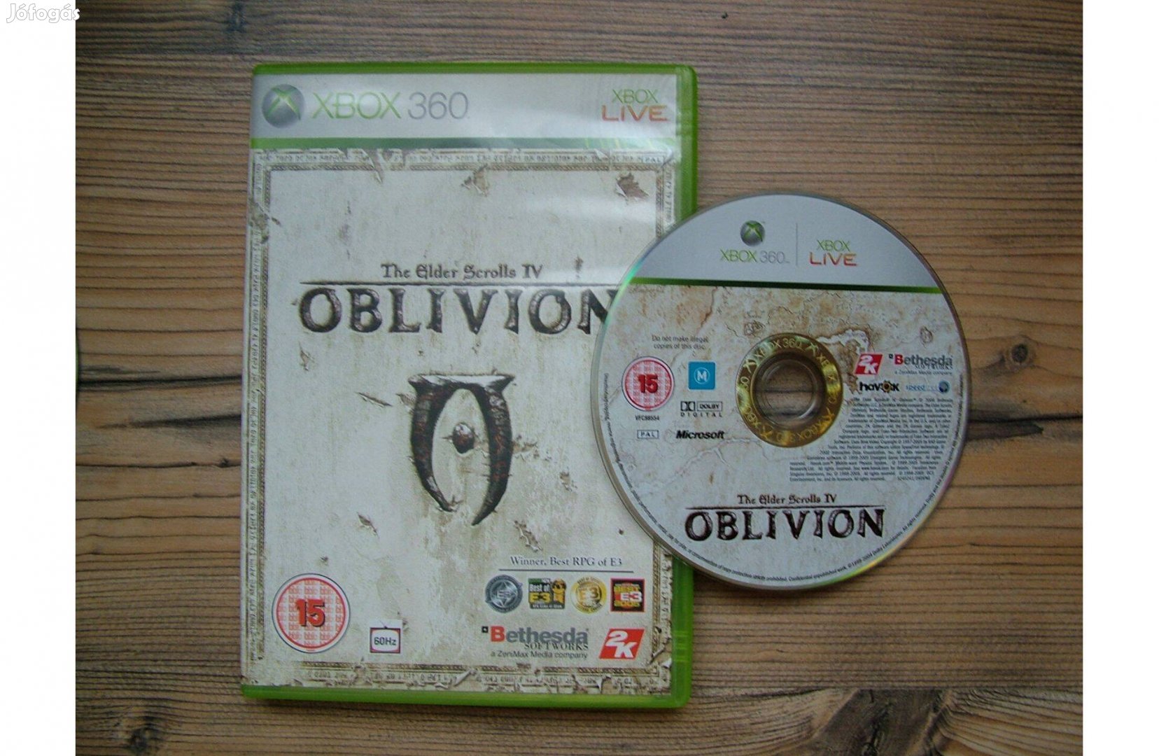 Xbox 360 The Elder Scrolls IV Oblivion játék Xbox ONE is