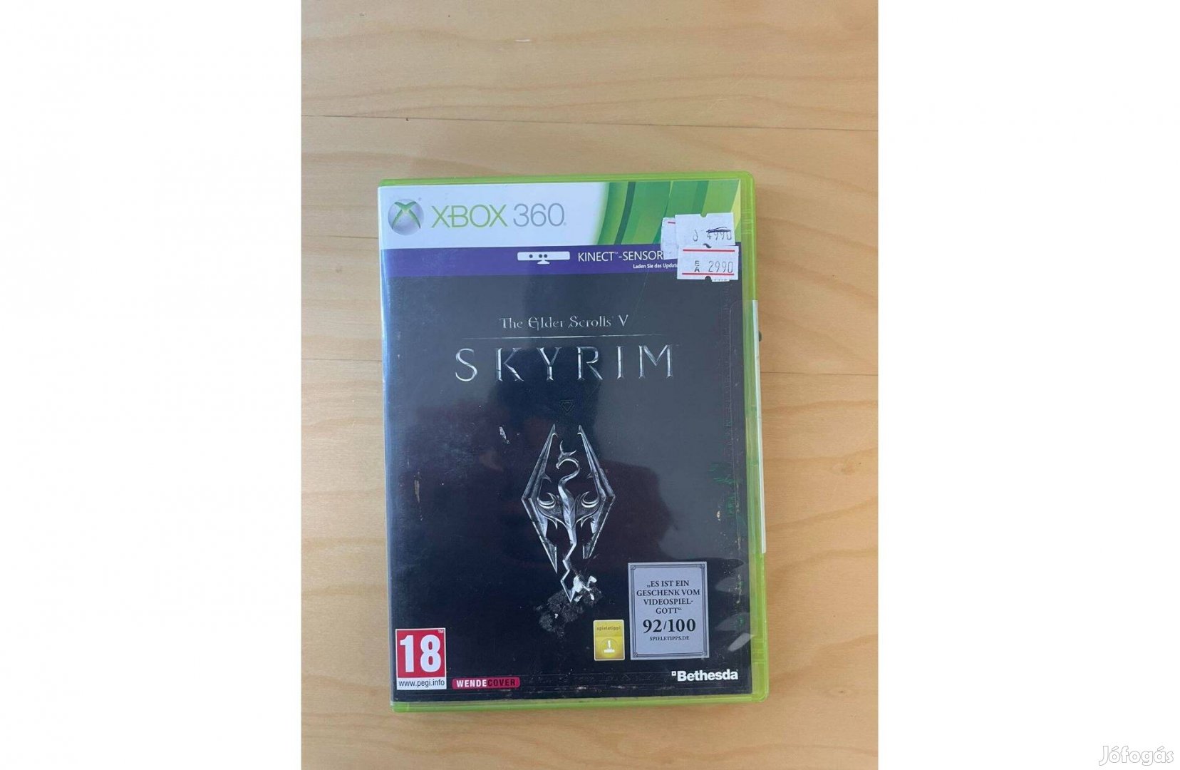 Xbox 360 The Elder Scrolls V: Skyrim (használt)