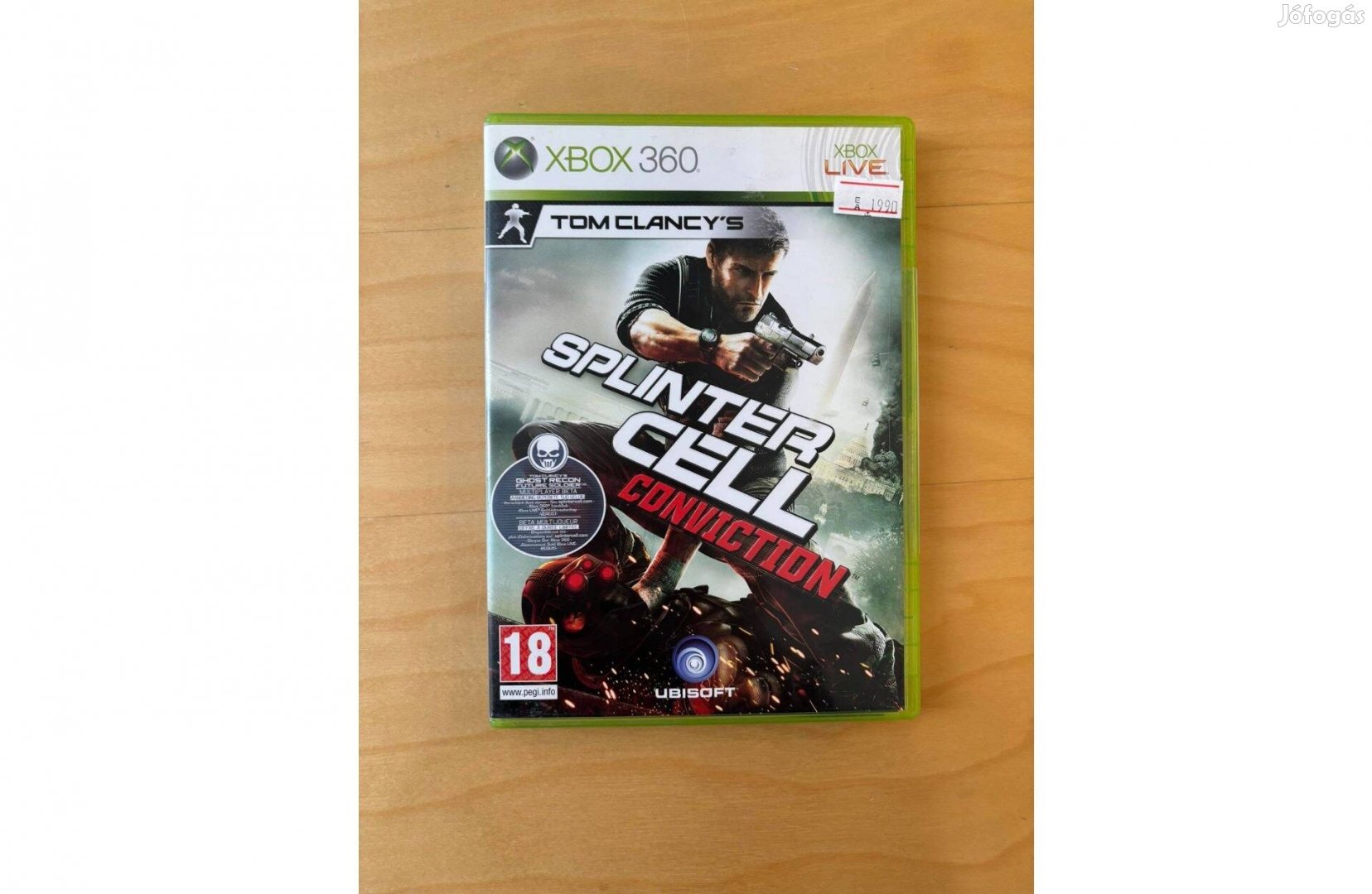 Xbox 360 Tom Clancy's Splinter Cell: Convicion (használt)