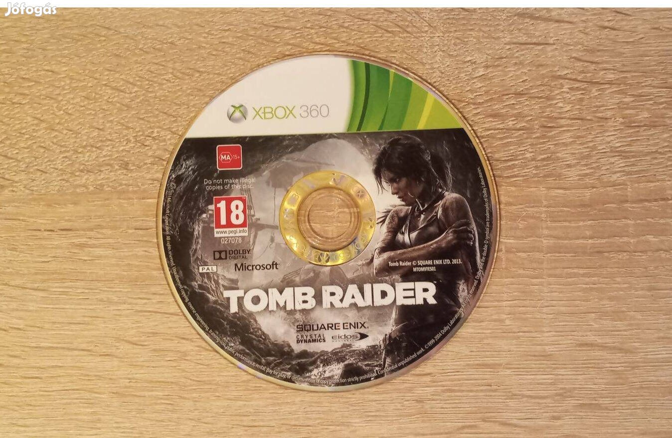 Xbox 360 Tomb Raider játék