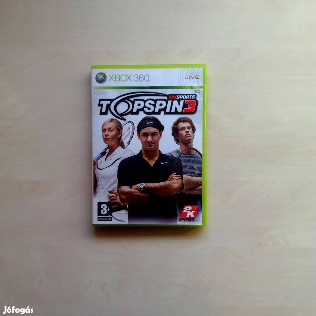 Xbox 360 Top Spin 3 játék eladó