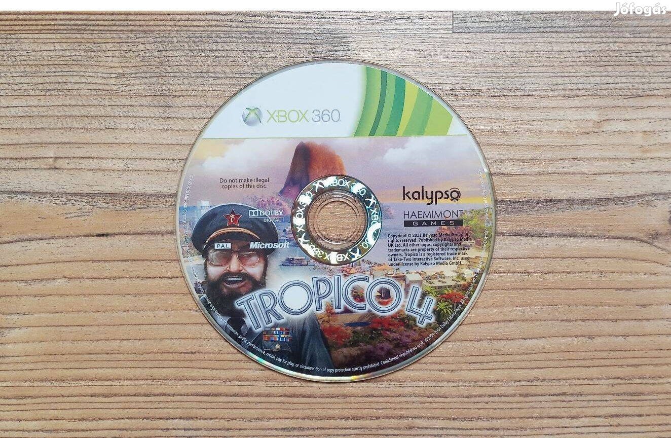 Xbox 360 Tropico 4 játék Xbox One is