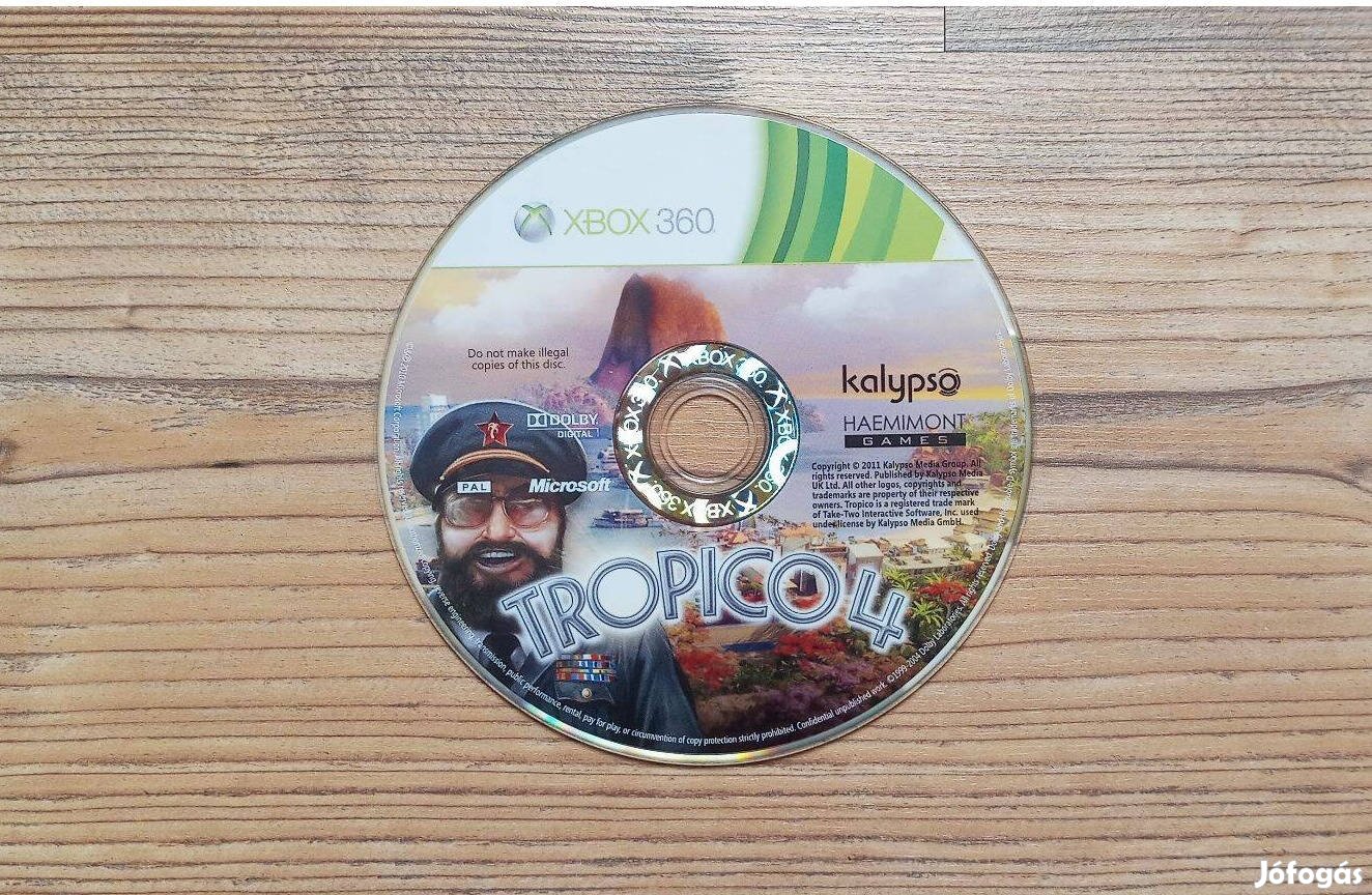 Xbox 360 Tropico 4 játék Xbox One is