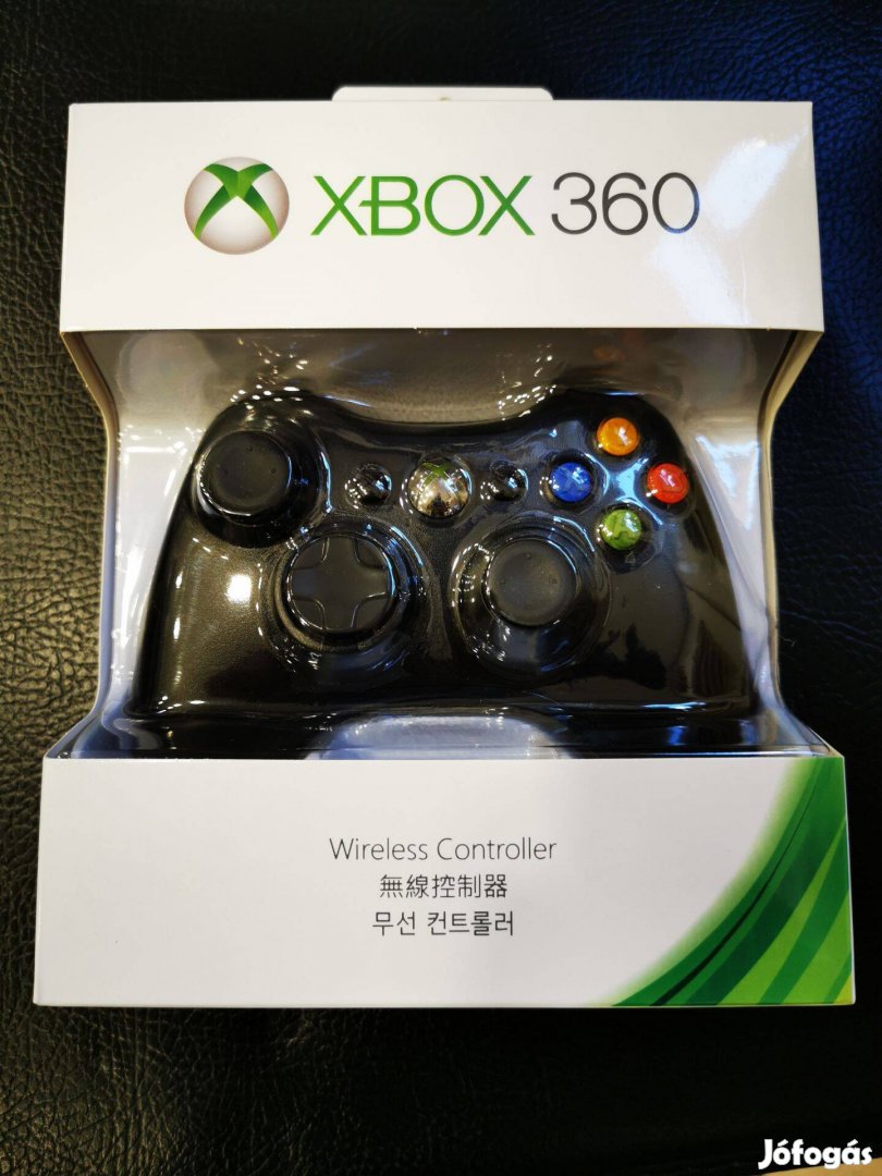 Xbox 360 Vezeték nélküli Kontroller,üzletből,garival