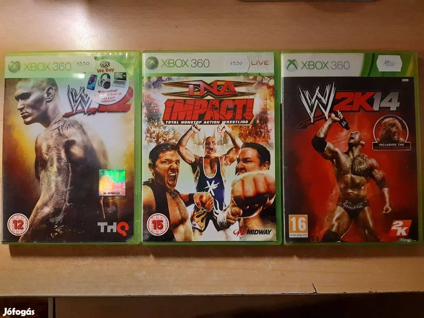 Xbox 360 W12, TNA Impact Wrestling Játékok !