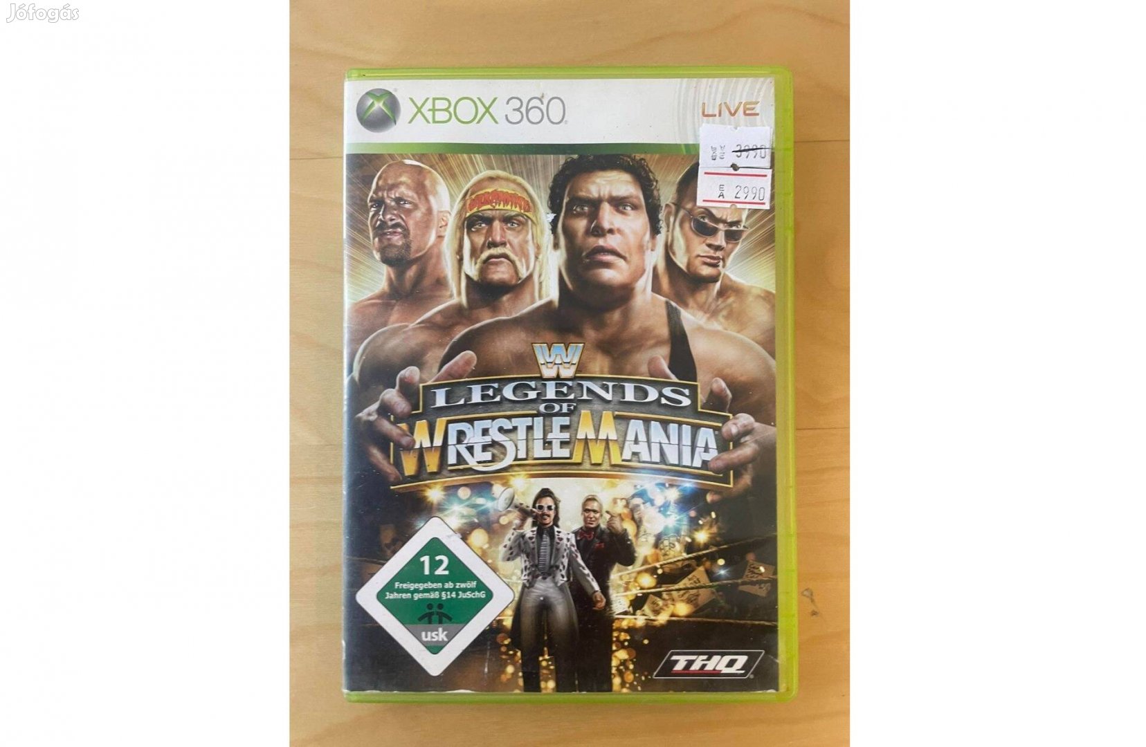 Xbox 360 WWE Legends of Wrestle Mania (használt)