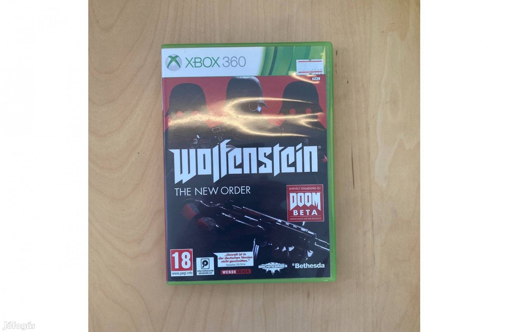 Xbox 360 Wolfenstein The New Order Német Nyelvű Használt